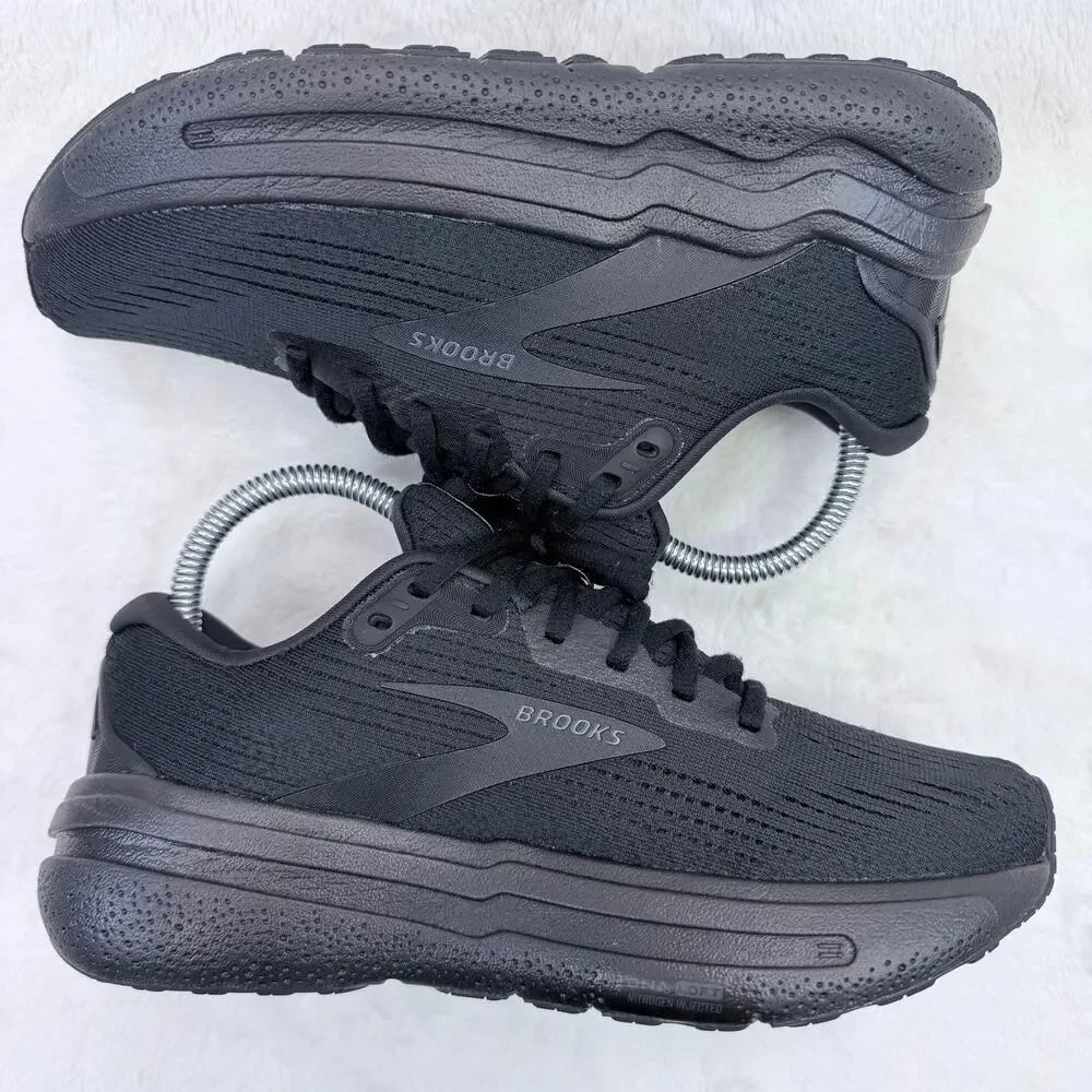 Brooks Ghost Max 2 Womens Running Shoes Black Ebony Size 7 Max Cushion Neutral